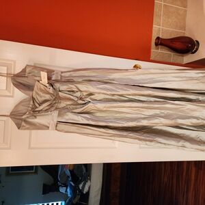 Elegant Silver Gown